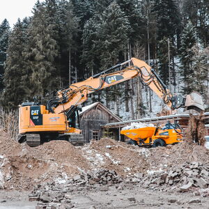 Spatenstich Produktionshalle Saland